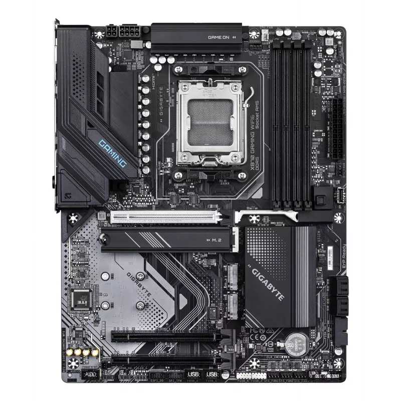Płyta główna GIGABYTE X870 GAMING WIFI6 ATX, AMD X870, Socket AM5, DDR5, 4x DIMM, do 256 GB, Wi‑Fi 6, 2.5Gb LAN