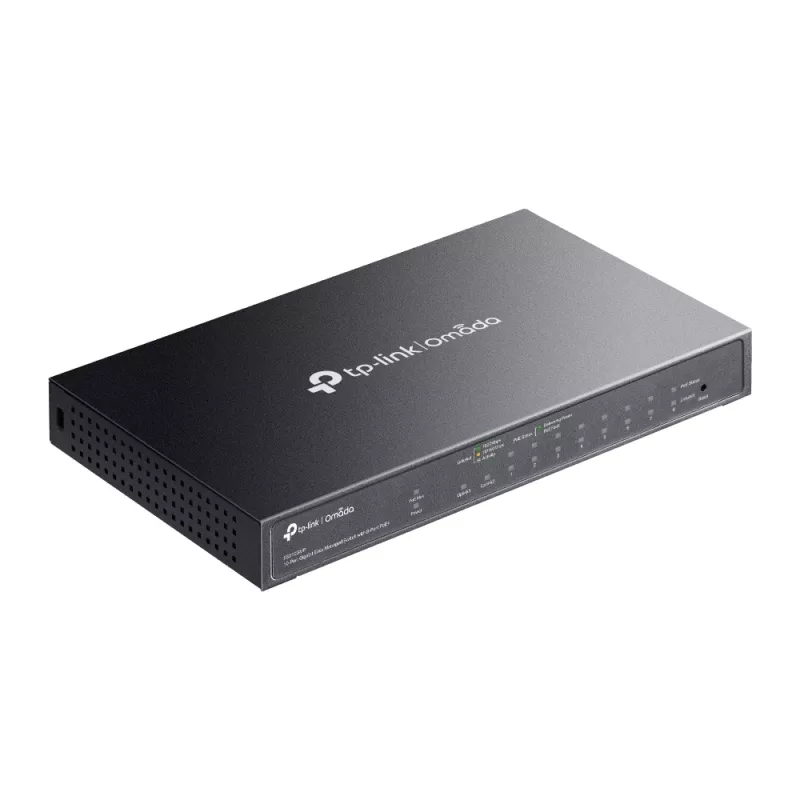 Przełącznik zarządzalny TP-Link Omada ES210GMP 10 portów Gigabit Ethernet PoE