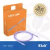 Kabel USB C CLUB3D CAC-3004 2m Fioletowy