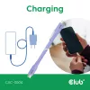 Kabel USB C CLUB3D CAC-3004 2m Fioletowy