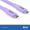 Kabel USB C CLUB3D CAC-3004 2m Fioletowy