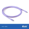 Kabel USB C CLUB3D CAC-3004 2m Fioletowy