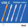 Kabel USB C CLUB3D CAC-3004 2m Fioletowy