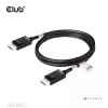 CLUB3D DisplayPort™ 2.1 Bi-Directional VESA DP80 Certified kabel 4K240Hz, 8K60Hz or 10K60Hz M/M 1.6m/5.25ft