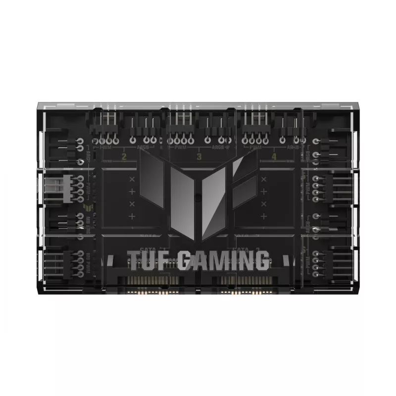 Kontroler wentylatorów ASUS TUF Gaming ARGB PWM Fan Hub 4-pin Czarny