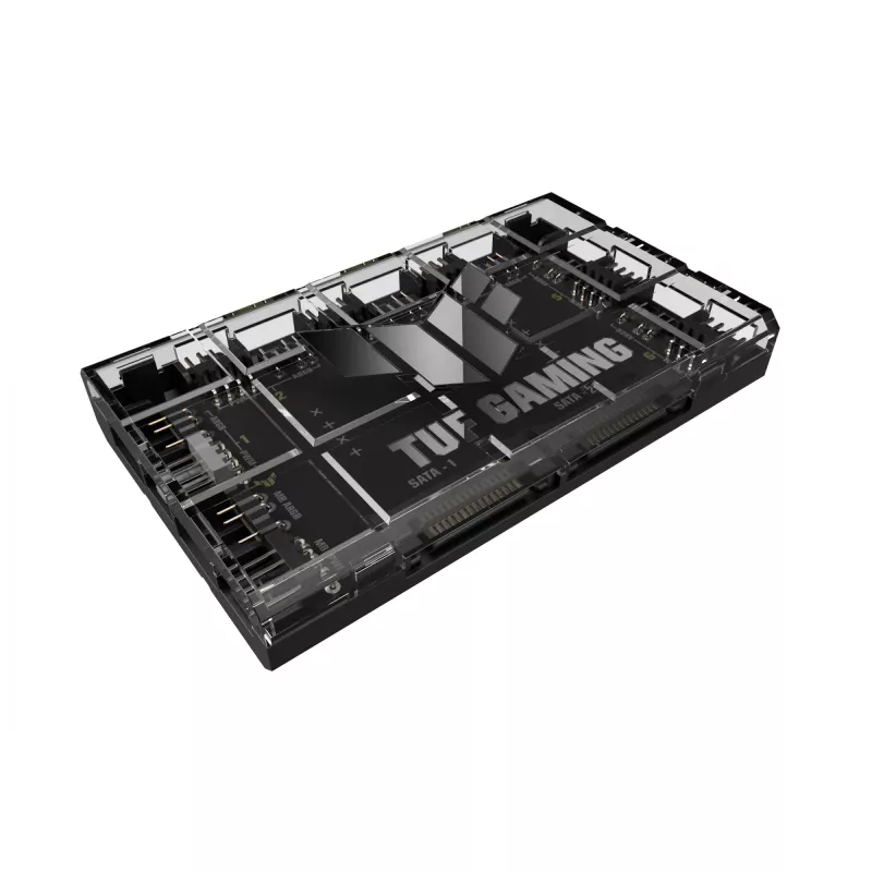 Kontroler wentylatorów ASUS TUF Gaming ARGB PWM Fan Hub 4-pin Czarny