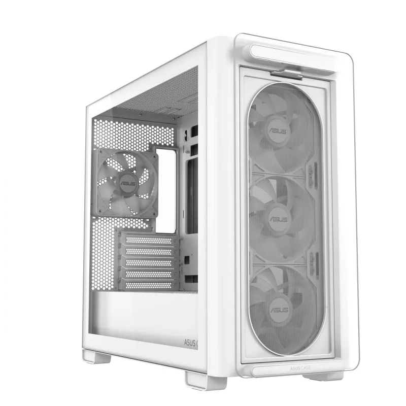 ASUS A23 PLUS TG ARGB biały, PC, biały, micro ATX, Mini-ITX, Multi, 16.5 cm, 38 cm