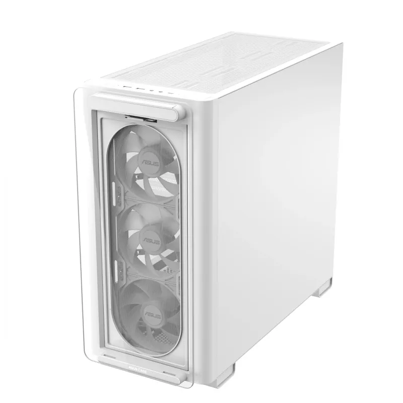 ASUS A23 PLUS TG ARGB biały, PC, biały, micro ATX, Mini-ITX, Multi, 16.5 cm, 38 cm