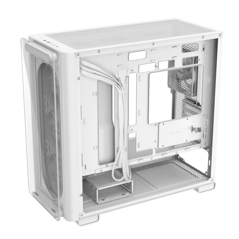 ASUS A23 PLUS TG ARGB biały, PC, biały, micro ATX, Mini-ITX, Multi, 16.5 cm, 38 cm