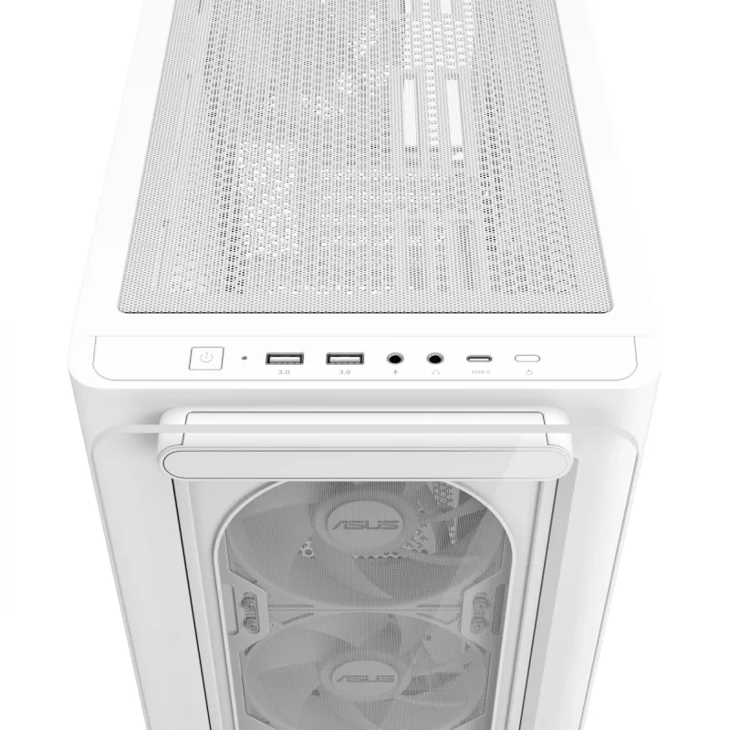 ASUS A23 PLUS TG ARGB biały, PC, biały, micro ATX, Mini-ITX, Multi, 16.5 cm, 38 cm