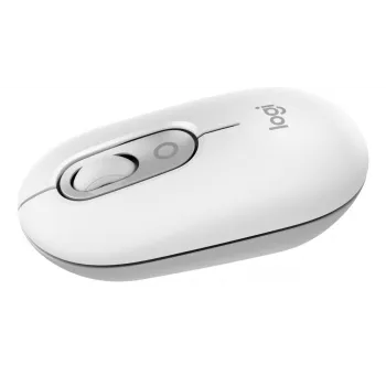 LOGITECH Pop Mouse - Dostosowywane emoji - Bezprzewodowa - Off Biały