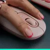 LOGITECH Pop Mouse - Dostosowywane emoji - Bezprzewodowa - Off Biały