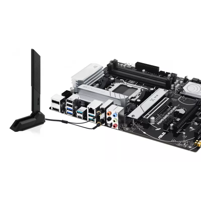 Płyta główna ASUS PRIME B650-PLUS WIFI ATX — AMD B650, Socket AM5, DDR5, 4 DIMM, 192 GB, Wi‑Fi 6E, 2.5Gb LAN