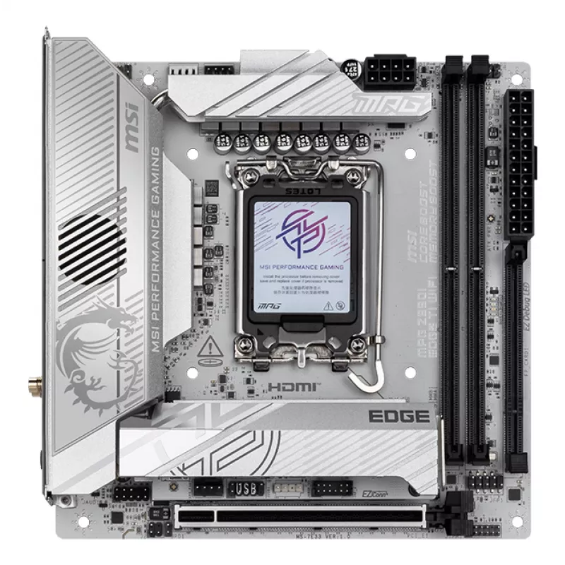 Płyta główna MSI MPG Z890I EDGE TI WIFI Intel Z890 LGA 1851 (Socket V1) mini ITX