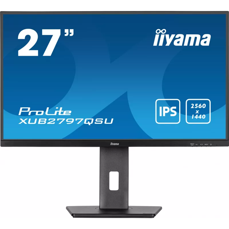 Monitor komputerowy iiyama ProLite XUB2797QSU-B2 68,6 cm (27 cali) 2560 x 1440 pikseli Quad HD LED Czarny
