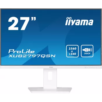 Monitor komputerowy iiyama G-MASTER XUB2797QSN-W2 68.6 cm (27 cali) 2560 x 1440 pikseli Quad HD LED Biały