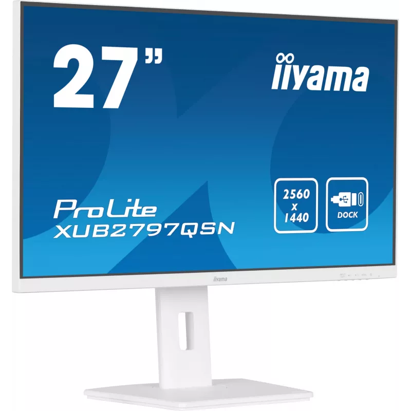 Monitor komputerowy iiyama G-MASTER XUB2797QSN-W2 68.6 cm (27 cali) 2560 x 1440 pikseli Quad HD LED Biały