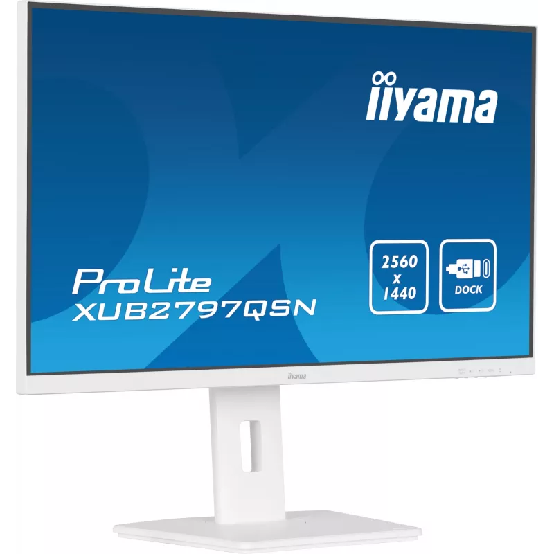 Monitor komputerowy iiyama G-MASTER XUB2797QSN-W2 68.6 cm (27 cali) 2560 x 1440 pikseli Quad HD LED Biały