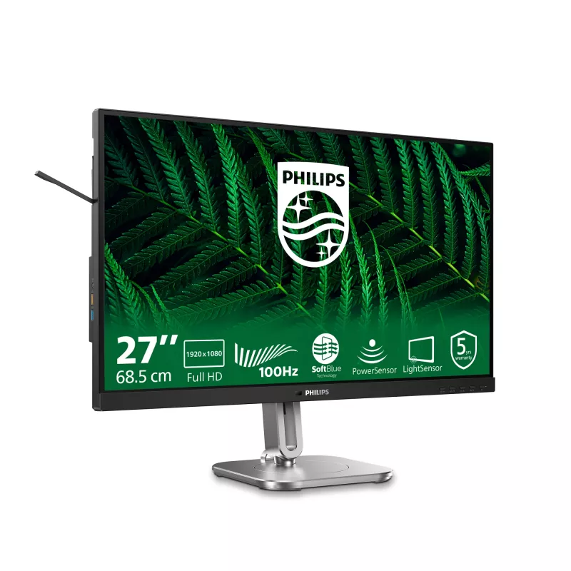 Philips 5000 series 27B2G5200/00 monitor komputerowy 68.6 cm (27 cali) 1920 x 1080 pikseli Full HD LCD Antracyt