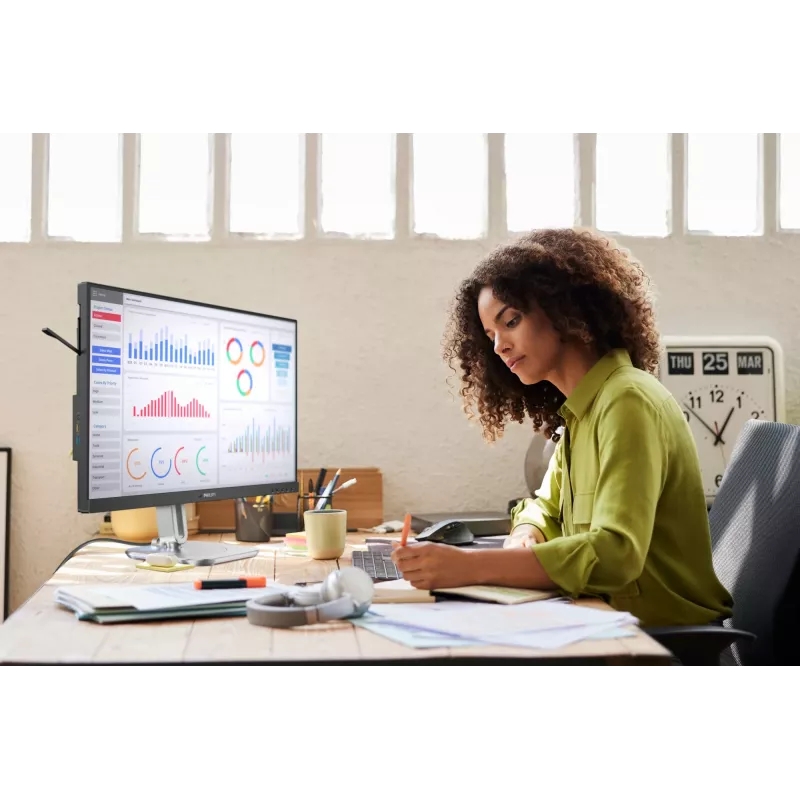 Philips 5000 series 27B2G5200/00 monitor komputerowy 68.6 cm (27 cali) 1920 x 1080 pikseli Full HD LCD Antracyt