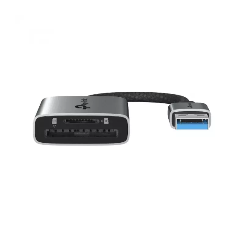 Czytnik kart TP-LINK UA430 USB 3.2 Gen 1 Type-C — MicroSD / SD, szary
