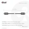 Kabel USB Type-C CLUB3D CAC-1570 1,2m — 80 Gb/s, 240 W, obsługa 8K@240 Hz, czarny