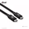 Kabel USB Type-C CLUB3D CAC-1570 1,2m — 80 Gb/s, 240 W, obsługa 8K@240 Hz, czarny