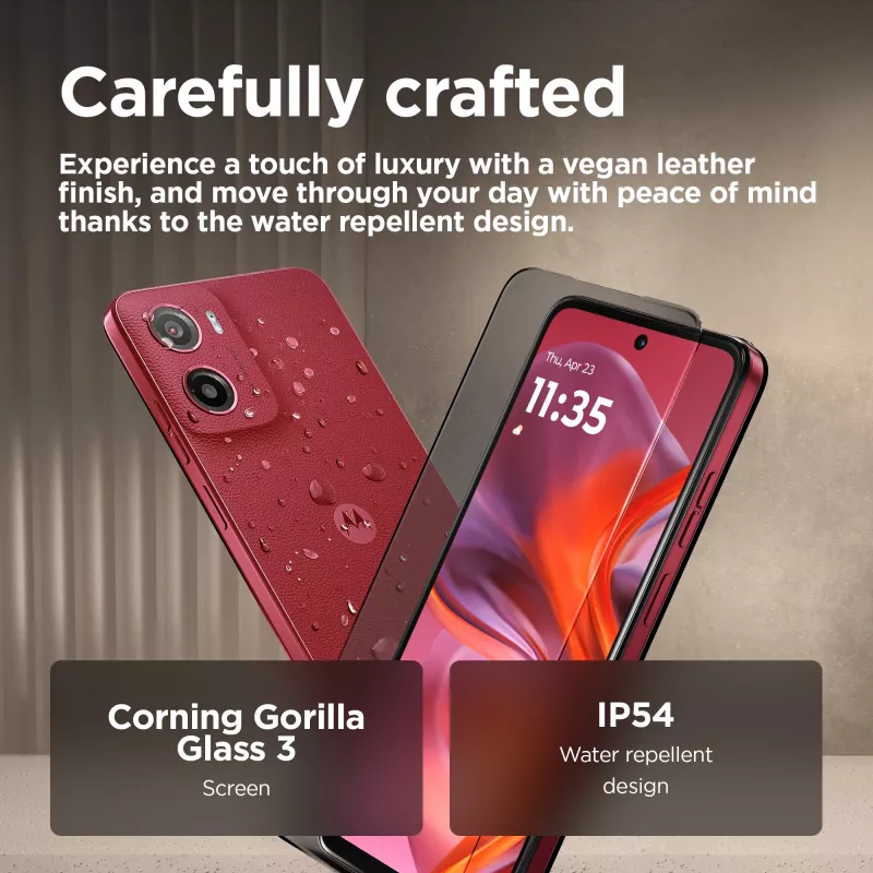 Motorola moto g05 16.9 cm (6.67 cali) Dual SIM Android 15 4G USB Type-C 4 GB 64 GB 5200 mAh Czerwony