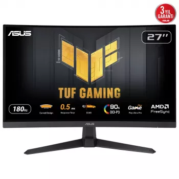 Monitor komputerowy ASUS TUF Gaming VG27WQ3B 68.6 cm (27 cali) 2560 x 1440 pikseli Quad HD LCD Czarny