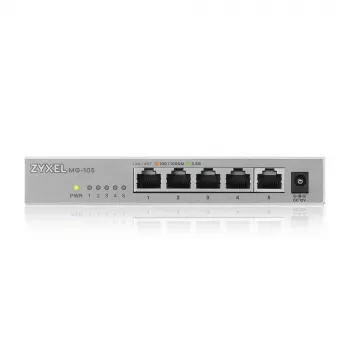Zyxel XMG-105 Niezarządzalny przełącznik 2.5G Ethernet (100/1000/2500) Szary