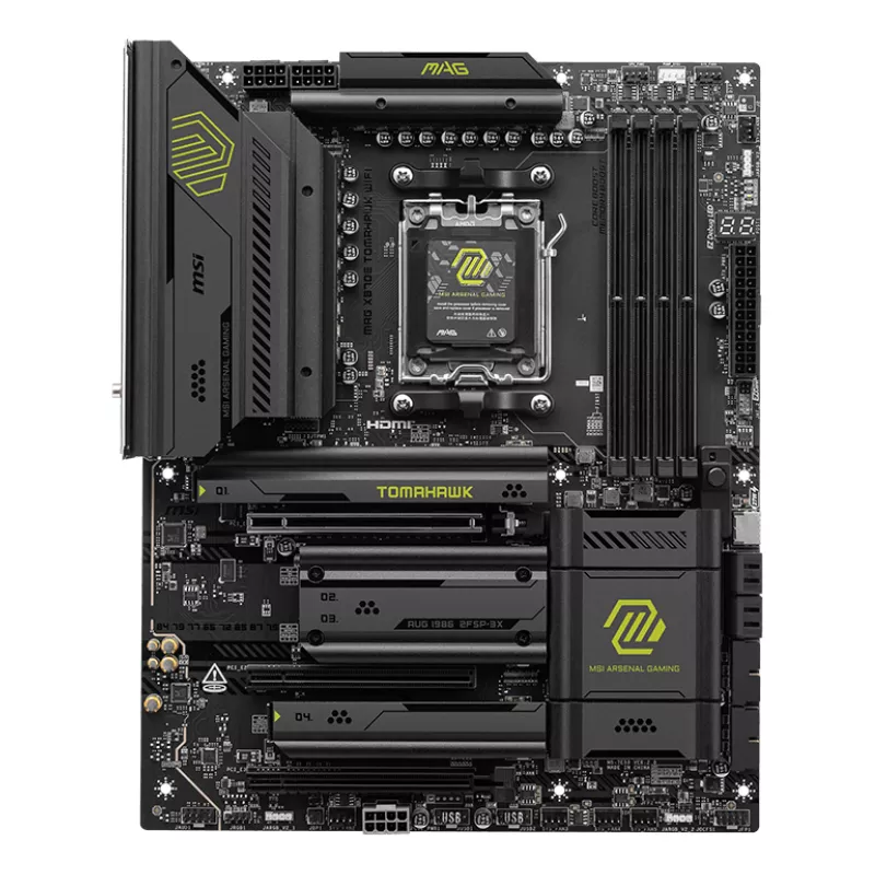 Płyta główna MSI MAG X870E TOMAHAWK WIFI — AMD X870E, Socket AM5, ATX, 4x DDR5 DIMM, 4x M.2, Wi‑Fi, 5Gb Ethernet