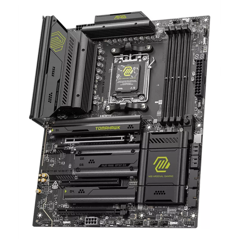 Płyta główna MSI MAG X870E TOMAHAWK WIFI — AMD X870E, Socket AM5, ATX, 4x DDR5 DIMM, 4x M.2, Wi‑Fi, 5Gb Ethernet