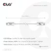 CLUB3D USB 80Gbps certyfikowany 240W 8K240Hz Type-C® 1.2m / 3.94ft czarny kabel