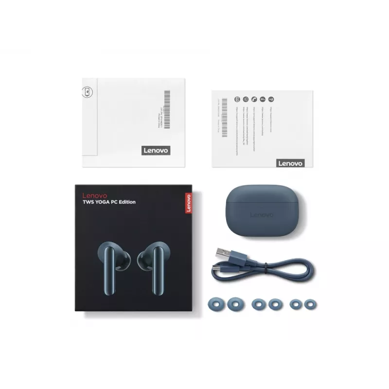 Lenovo TWS Yoga PC Edition Headset True Wireless Stereo (TWS) In-ear Calls/Music Bluetooth Teal