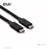 CLUB3D Thunderbolt™ 5 Certified 8K240Hz Data 80/120 Gbps EPR 240 Watt Cable M/M 1m / 3.28ft