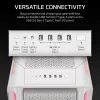 Obudowa PC CORSAIR - Geh Midi 5000T LX RGB (szkło hartowane) biała