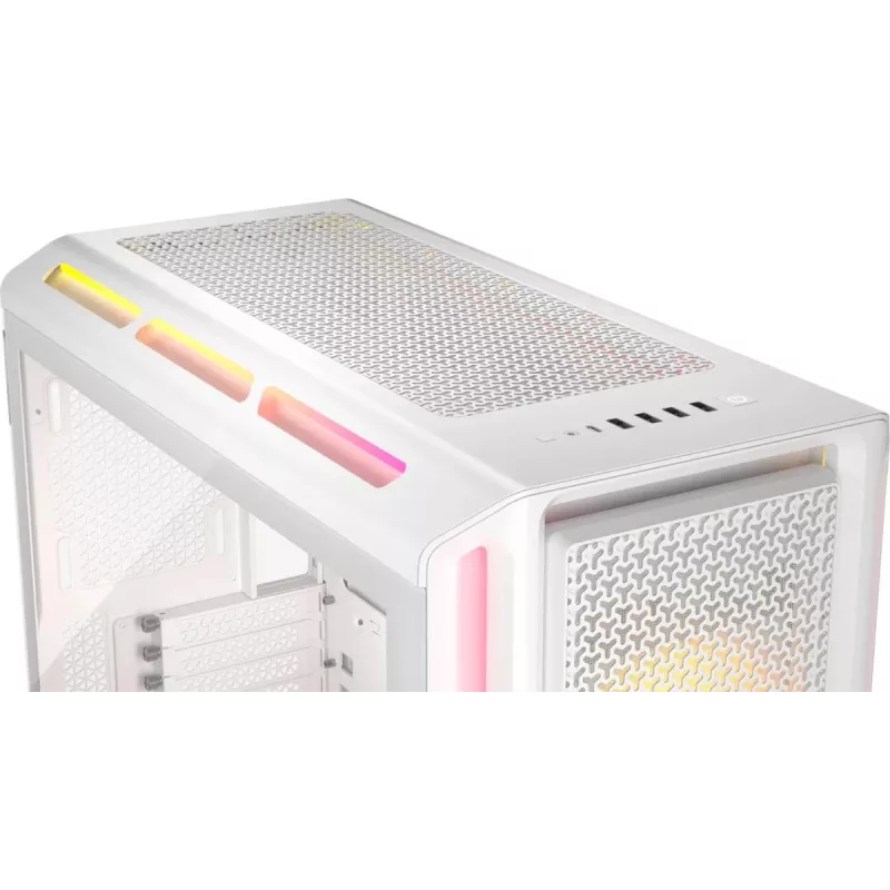 Obudowa PC CORSAIR - Geh Midi 5000T LX RGB (szkło hartowane) biała