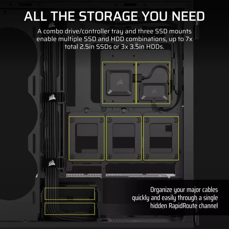 Obudowa PC CORSAIR - Icue Link 5000t Lx RGB Mid-tower High-performance