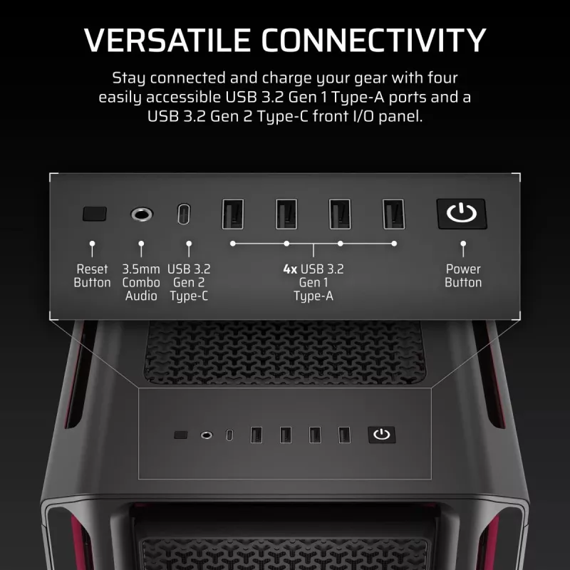Obudowa PC CORSAIR - Icue Link 5000t Lx RGB Mid-tower High-performance