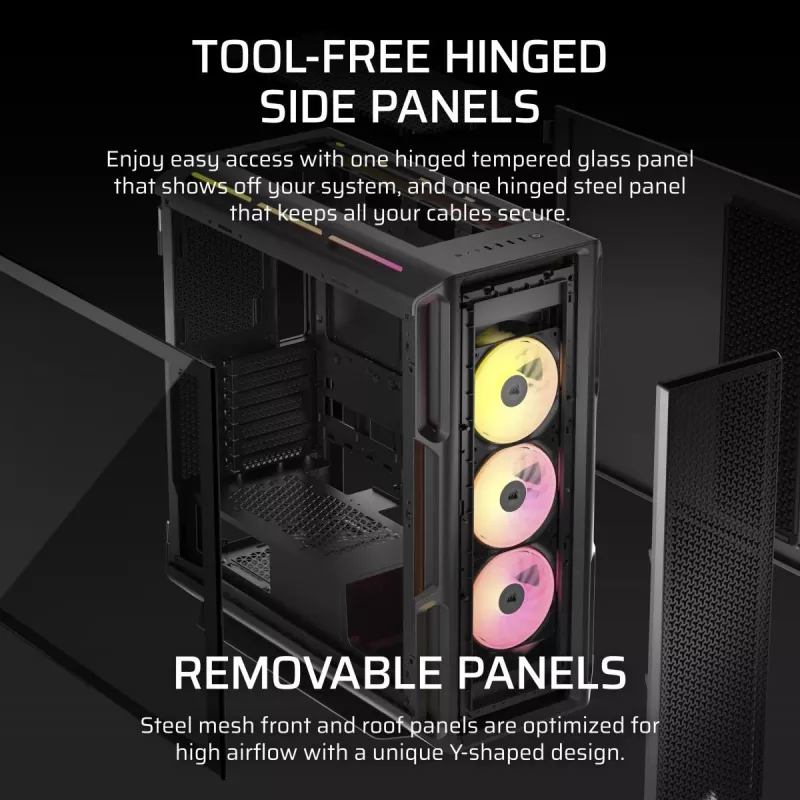 Obudowa PC CORSAIR - Icue Link 5000t Lx RGB Mid-tower High-performance