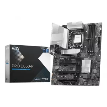 Płyta główna MSI PRO B860-P — Intel B860, LGA 1851, ATX, DDR5, 4 DIMM, 3×M.2, 5Gb LAN, HDMI 2.1
