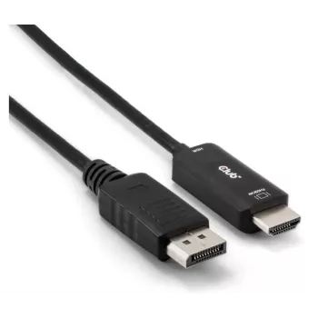 CLUB3D CAC-1083 kabel DisplayPort 2 m HDMI typu D (Micro) czarny