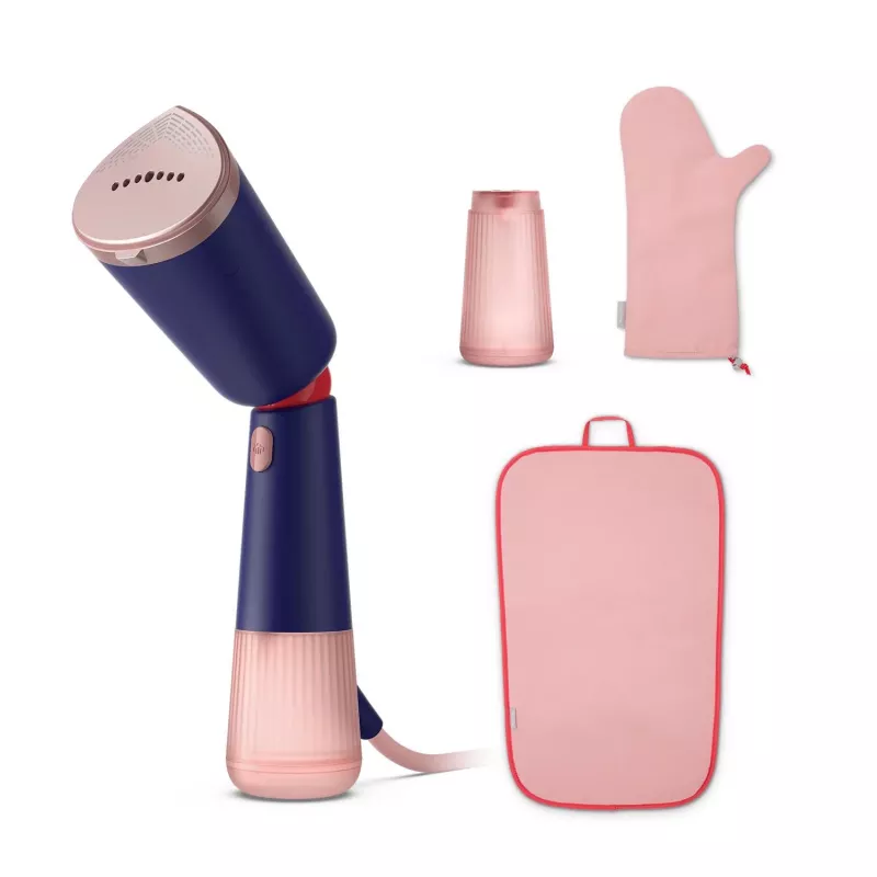 Philips 5000 series Parownica ręczna, parownica do ubrań, 0,32 L, 0,58 min, Niebieski, Granatowy, Przyciski