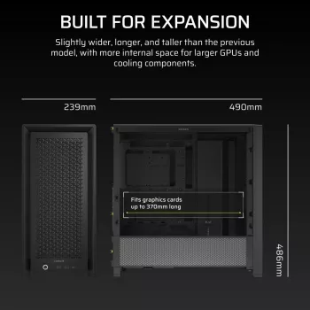 CORSAIR FRAME 4000D obudowa Midi Tower, czarna