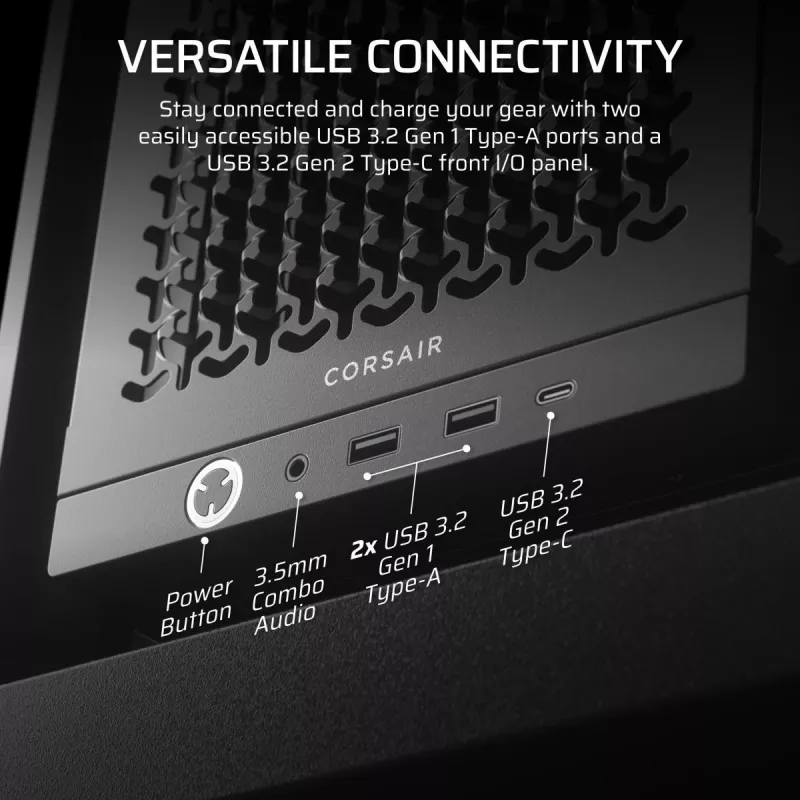 CORSAIR FRAME 4000D obudowa Midi Tower, czarna
