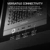 Obudowa PC CORSAIR FRAME 4000D RS Midi Tower — czarna, obsługa EATX, panel boczny ze szkła hartowanego, USB-C, 3x120 mm wentylatory z przodu