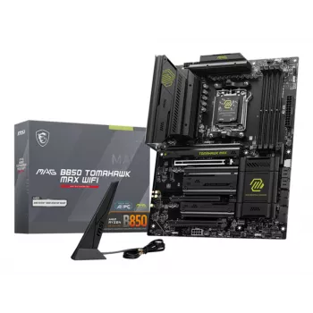 Płyta główna MSI MAG B850 TOMAHAWK MAX WIFI — AMD B850, Socket AM5, ATX, DDR5, 4×M.2, Wi‑Fi 7, 5Gb LAN, 7.1 Audio