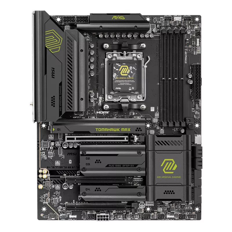 Płyta główna MSI MAG B850 TOMAHAWK MAX WIFI — AMD B850, Socket AM5, ATX, DDR5, 4×M.2, Wi‑Fi 7, 5Gb LAN, 7.1 Audio