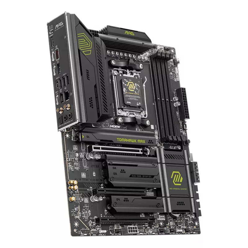 Płyta główna MSI MAG B850 TOMAHAWK MAX WIFI — AMD B850, Socket AM5, ATX, DDR5, 4×M.2, Wi‑Fi 7, 5Gb LAN, 7.1 Audio