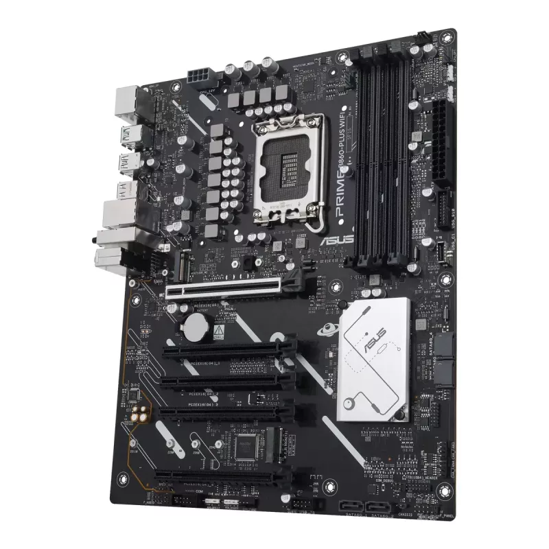 Płyta główna ASUS PRIME B860-PLUS WIFI — Intel B860, LGA 1851, ATX, DDR5, 4 DIMM, Wi‑Fi 6E, 2.5Gb LAN, Bluetooth 5.3